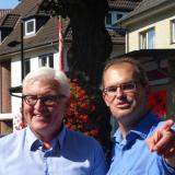 Christian Carstensen und Frank Walter Steinmeier