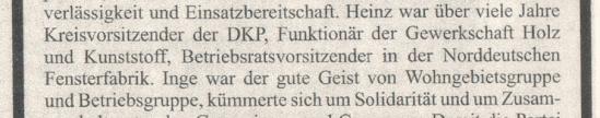 Traueranzeige für Inge- und Heinz Reichardt (Aus: "Unsere Zeit", 18.06.2010)