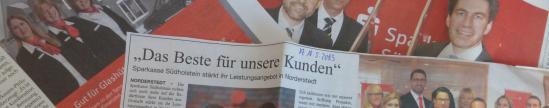 Zeitungsausschnitte zur Sparkasse Südholstein
