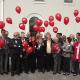 SPD-KandidatInnen mit roten Luftballons