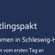 Titel Flüchtlingspakt Schleswig-Holstein
