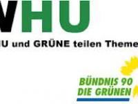 Die Logos der WHU und der Grünen